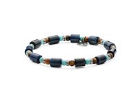 Armband Antracite Caleidoscopio in Halbedelsteine Pietre dure BCD06 LOIRA